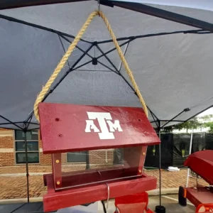 Wooden Bird Feeder - A & M