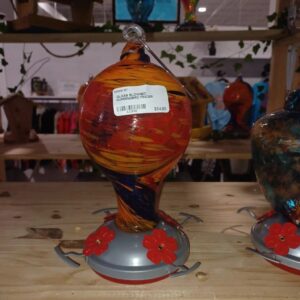 Orange Hummingbird Feeder