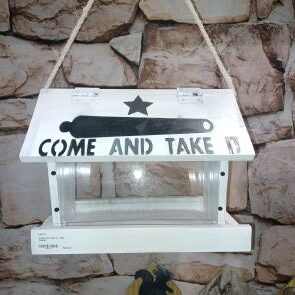 COME & TAKE IT BIRD FEEDER